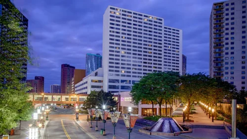 Exterior of Hyatt Regency Minneapolis, Minnesota